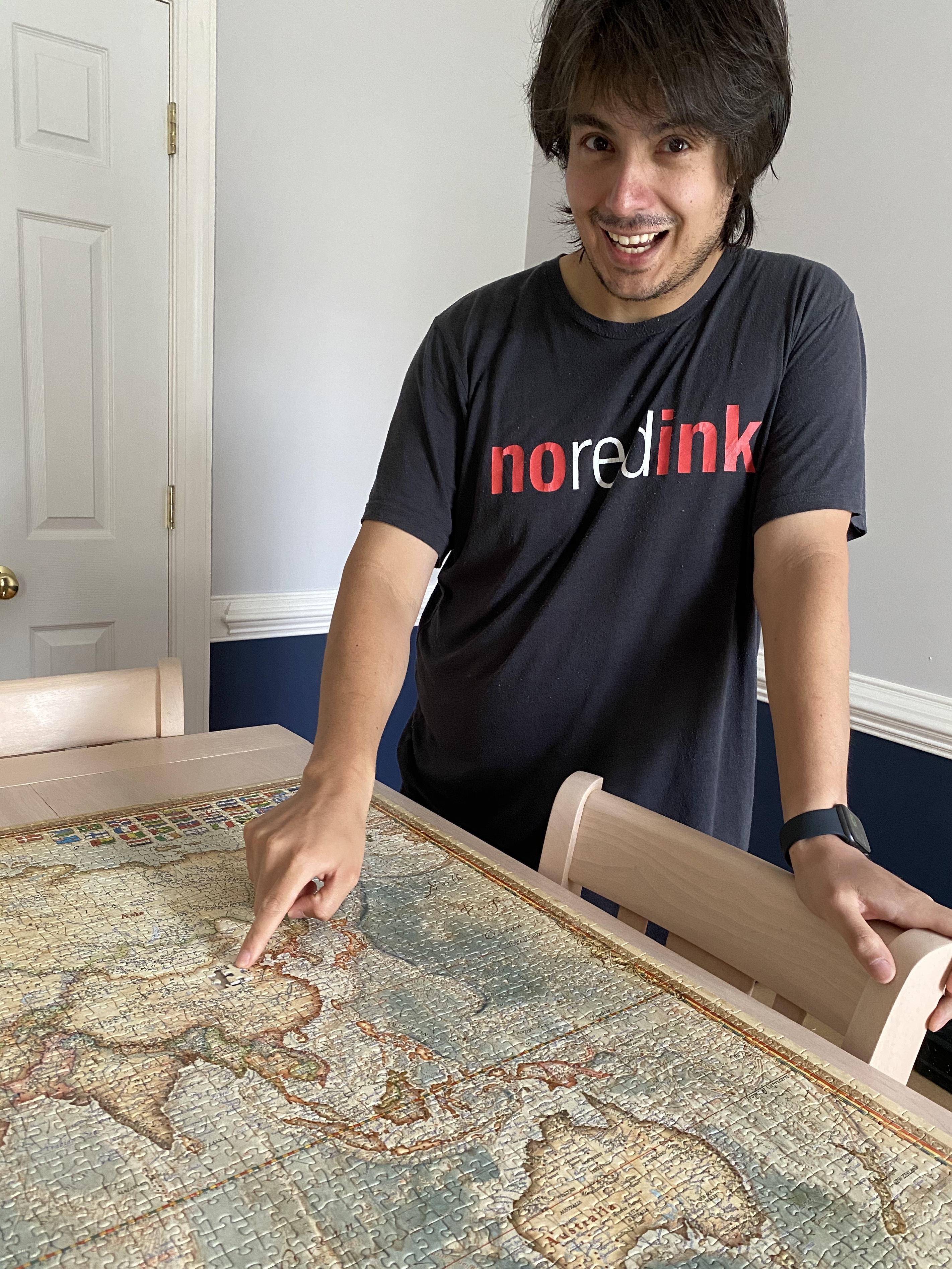 Chaos putting in final piece of 4,000 piece puzzle